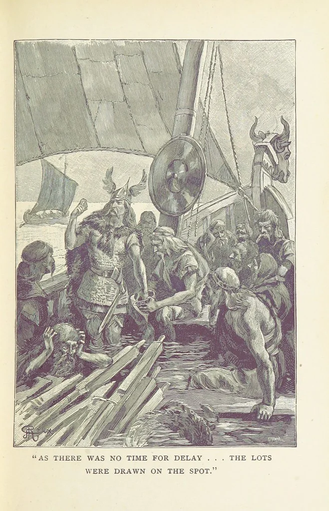 An illustration from Tamers of the Sea ... From the French ... by Mrs. Cashel Hoey. Illustrated, 1897, leaf 149
