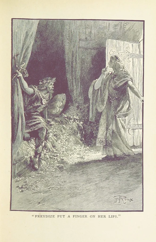An illustration from Tamers of the Sea ... From the French ... by Mrs. Cashel Hoey. Illustrated, 1897, leaf 161