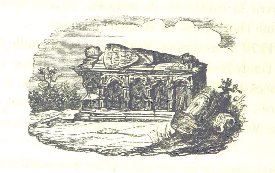An illustration from Monographie de la Cathédrale de Nevers, 1854, leaf 104