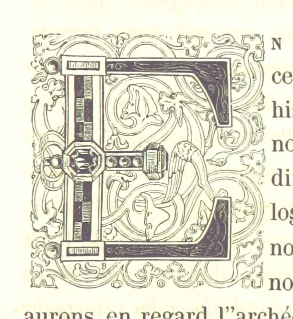 An illustration from Monographie de la Cathédrale de Nevers, 1854, leaf 105