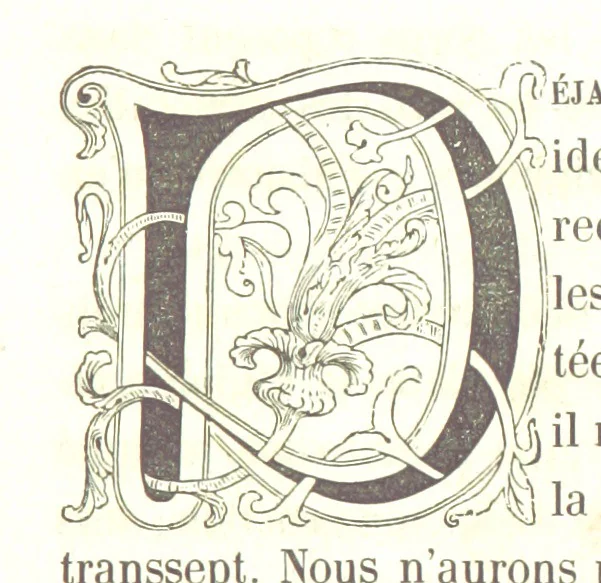 An illustration from Monographie de la Cathédrale de Nevers, 1854, leaf 125
