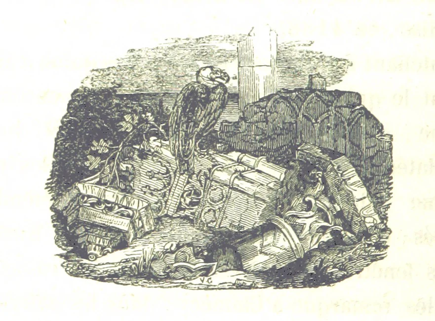 An illustration from Monographie de la Cathédrale de Nevers, 1854, leaf 144