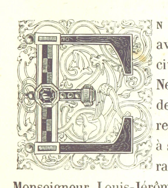 An illustration from Monographie de la Cathédrale de Nevers, 1854, leaf 271