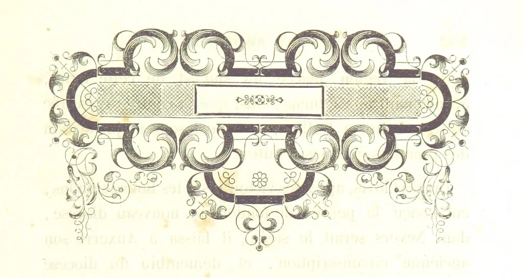 An illustration from Monographie de la Cathédrale de Nevers, 1854, leaf 289