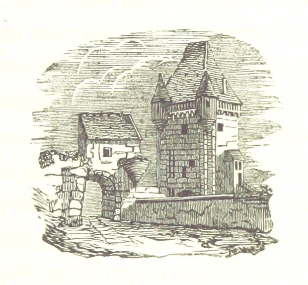 An illustration from Monographie de la Cathédrale de Nevers, 1854, leaf 33