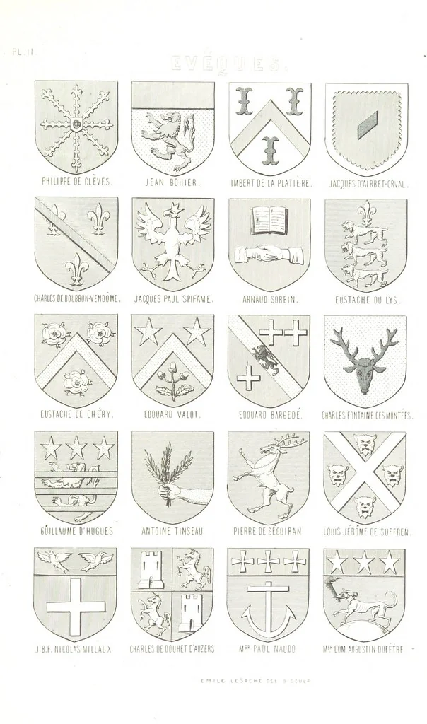 An illustration from Monographie de la Cathédrale de Nevers, 1854, leaf 335