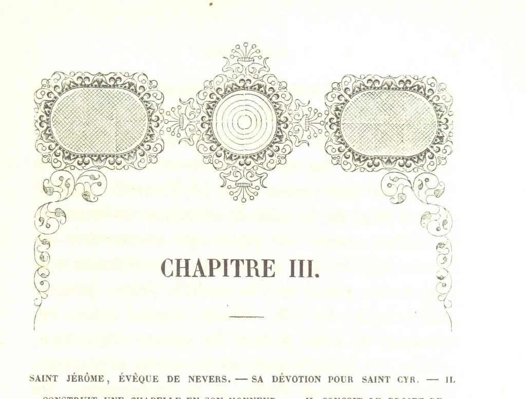 An illustration from Monographie de la Cathédrale de Nevers, 1854, leaf 35