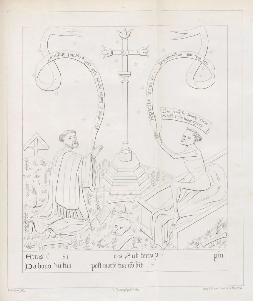 An illustration from Monographie de la Cathédrale de Nevers, 1854, leaf 367
