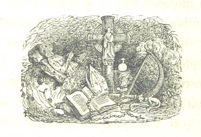An illustration from Monographie de la Cathédrale de Nevers, 1854, leaf 382