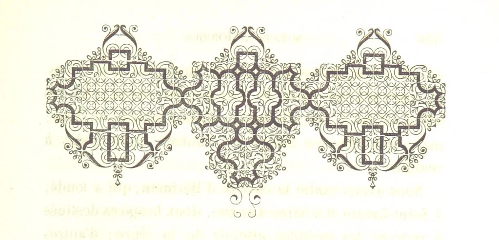 An illustration from Monographie de la Cathédrale de Nevers, 1854, leaf 397