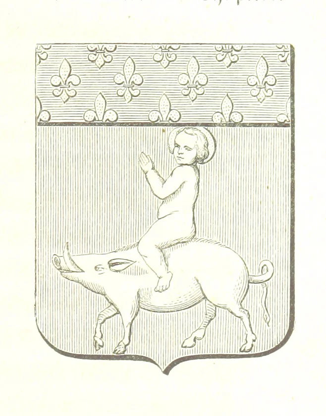 An illustration from Monographie de la Cathédrale de Nevers, 1854, leaf 45