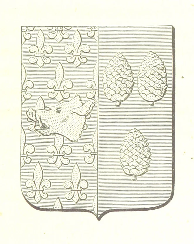 An illustration from Monographie de la Cathédrale de Nevers, 1854, leaf 45