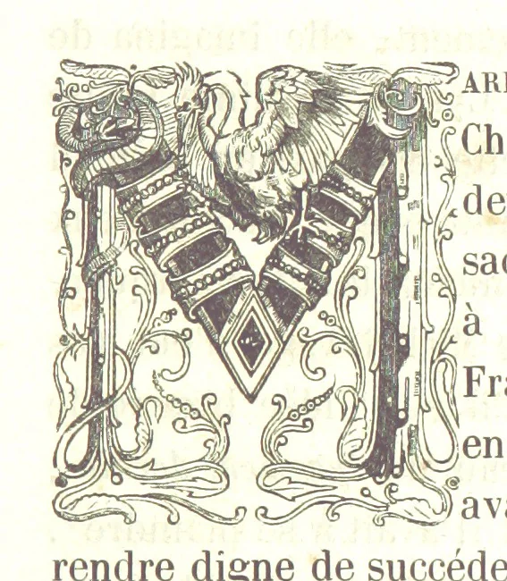 An illustration from Monographie de la Cathédrale de Nevers, 1854, leaf 89