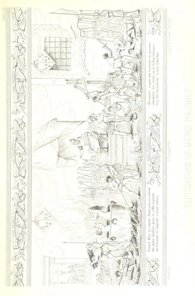 An illustration from Monographie de la Cathédrale de Nevers, 1854, leaf 93