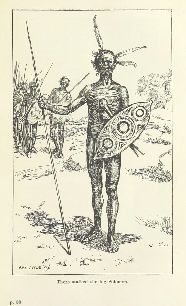 An illustration from Paving the Way. A romance of the Australian Bush, 1898, leaf 115