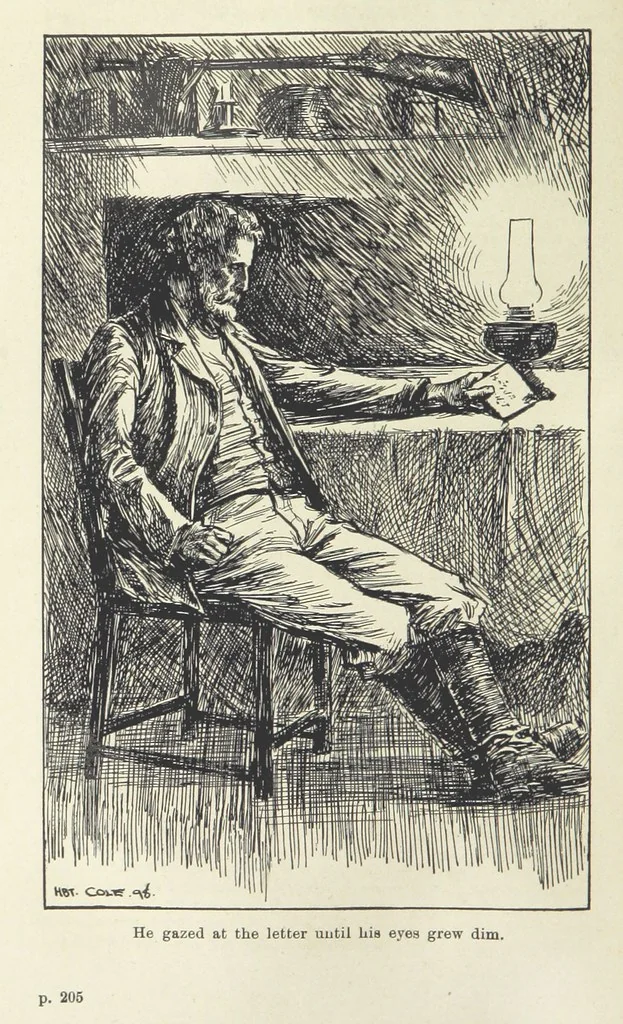An illustration from Paving the Way. A romance of the Australian Bush, 1898, leaf 242