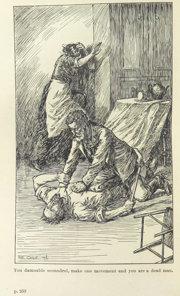 An illustration from Paving the Way. A romance of the Australian Bush, 1898, leaf 294
