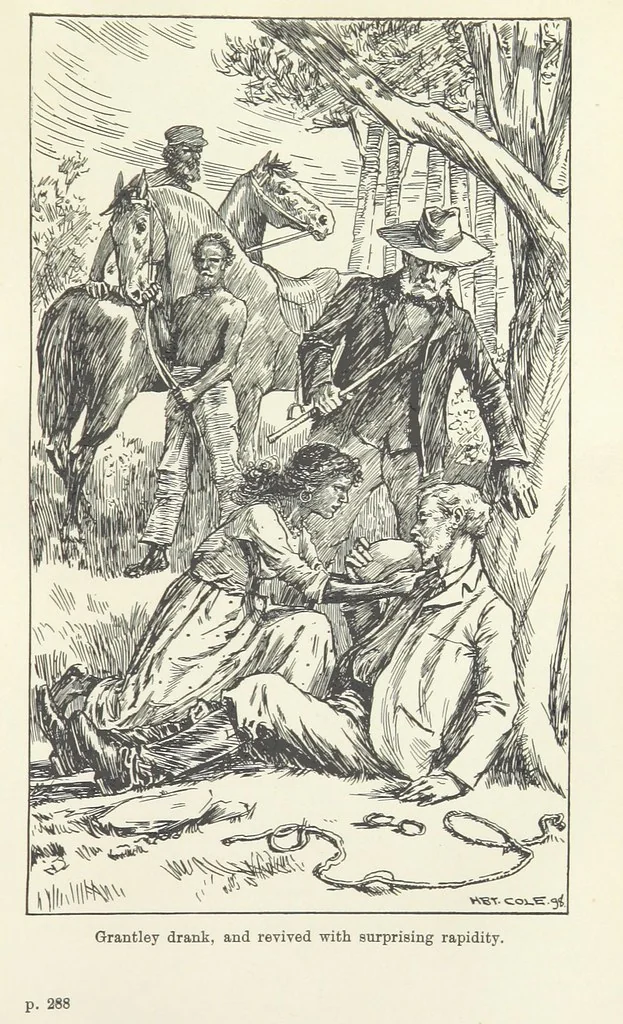 An illustration from Paving the Way. A romance of the Australian Bush, 1898, leaf 333