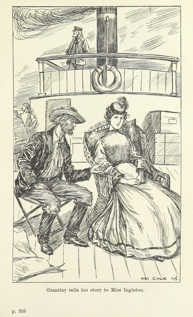 An illustration from Paving the Way. A romance of the Australian Bush, 1898, leaf 365
