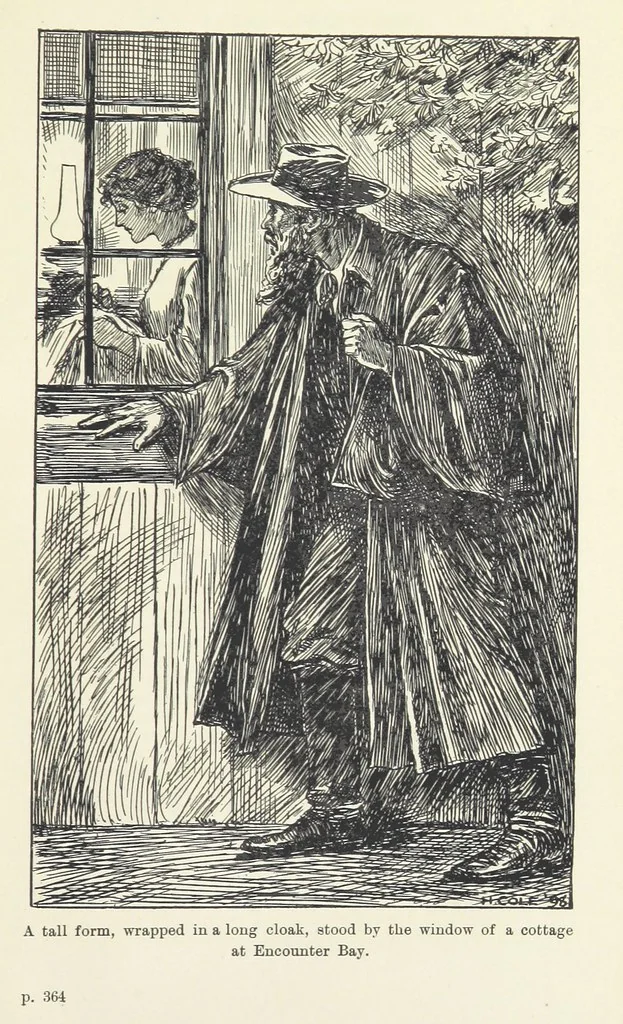 An illustration from Paving the Way. A romance of the Australian Bush, 1898, leaf 421