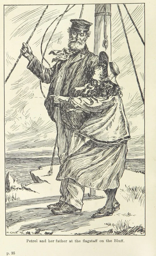An illustration from Paving the Way. A romance of the Australian Bush, 1898, leaf 56