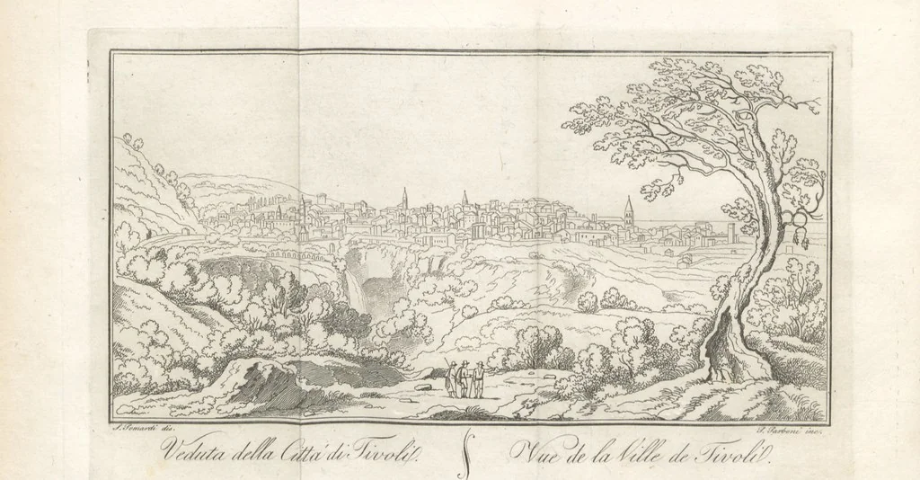 An illustration from Viaggio antiquario ne'contorni di Roma, 1819, leaf 190