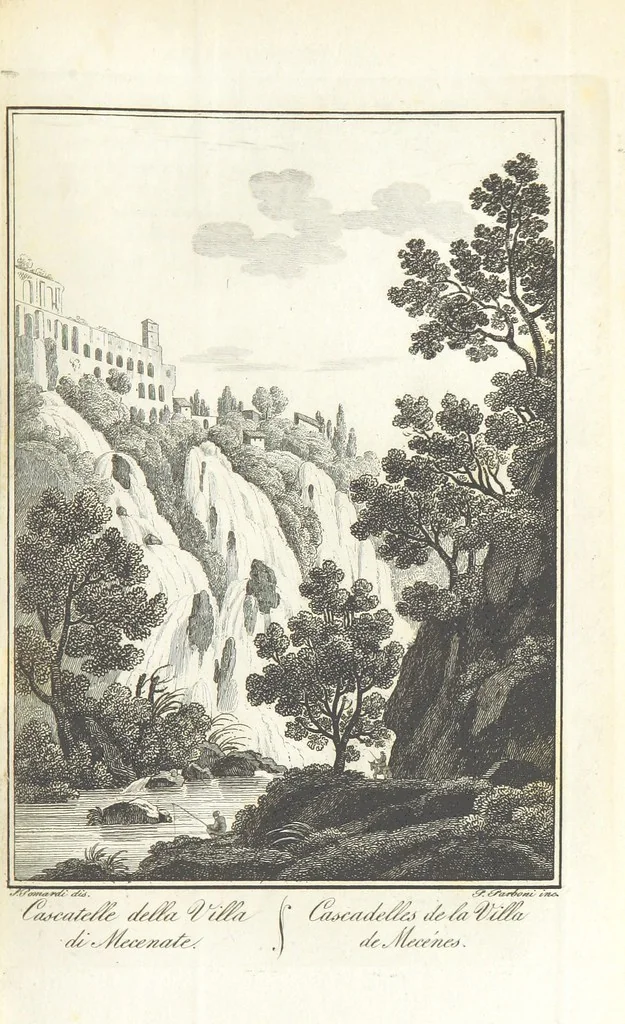 An illustration from Viaggio antiquario ne'contorni di Roma, 1819, leaf 197