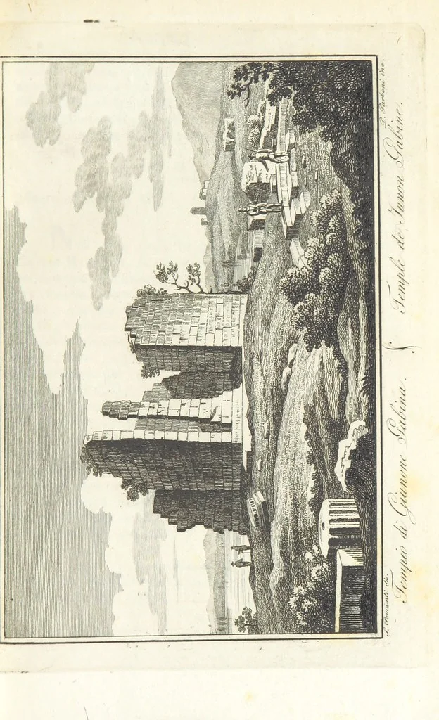 An illustration from Viaggio antiquario ne'contorni di Roma, 1819, leaf 265