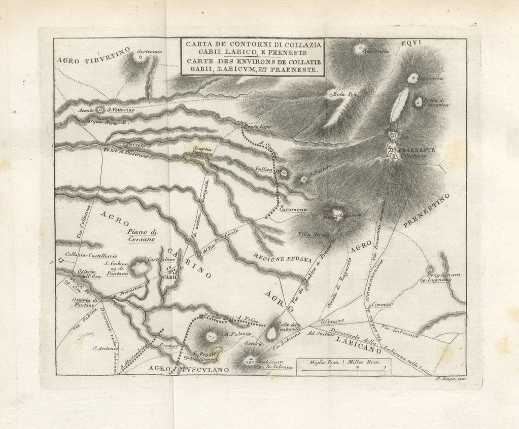 An illustration from Viaggio antiquario ne'contorni di Roma, 1819, leaf 284