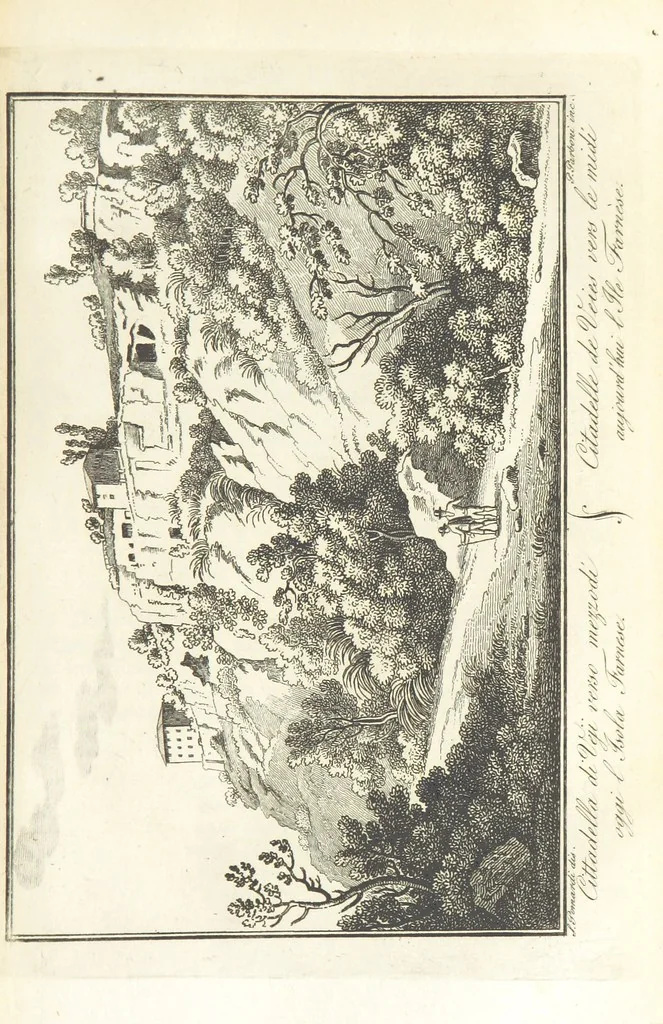 An illustration from Viaggio antiquario ne'contorni di Roma, 1819, leaf 59