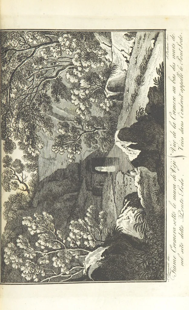 An illustration from Viaggio antiquario ne'contorni di Roma, 1819, leaf 75