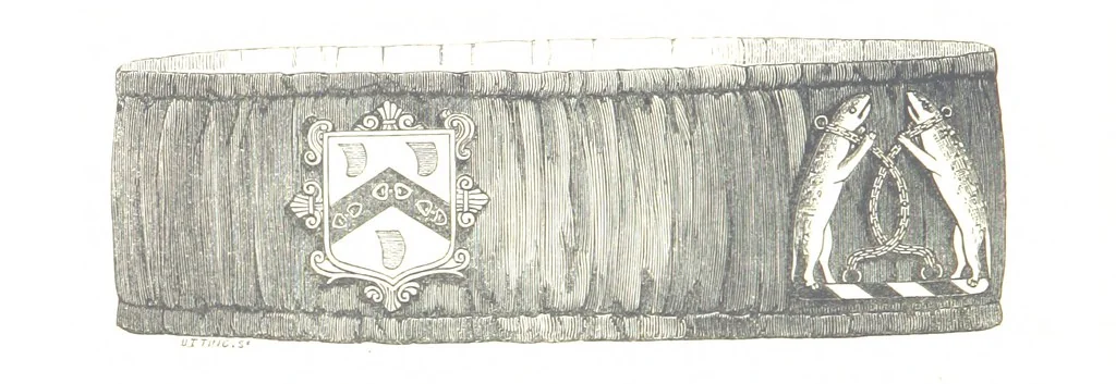 An illustration from Some account of the Worshipful Company of Ironmongers. Compiled from their own Records and other authentic sources of information, by J. N, 1851, leaf 108