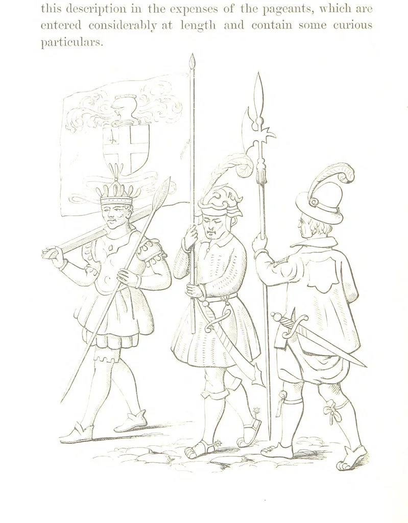 An illustration from Some account of the Worshipful Company of Ironmongers. Compiled from their own Records and other authentic sources of information, by J. N, 1851, leaf 216