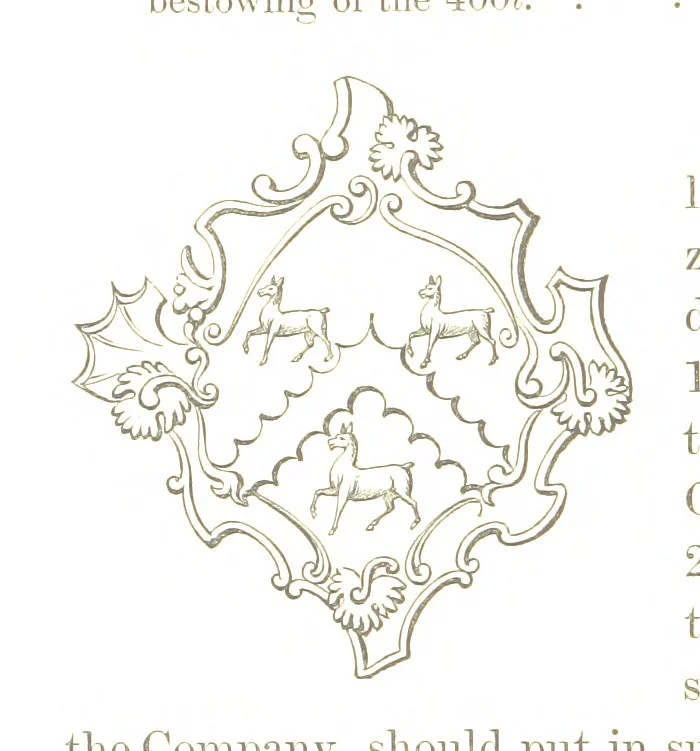 An illustration from Some account of the Worshipful Company of Ironmongers. Compiled from their own Records and other authentic sources of information, by J. N, 1851, leaf 522