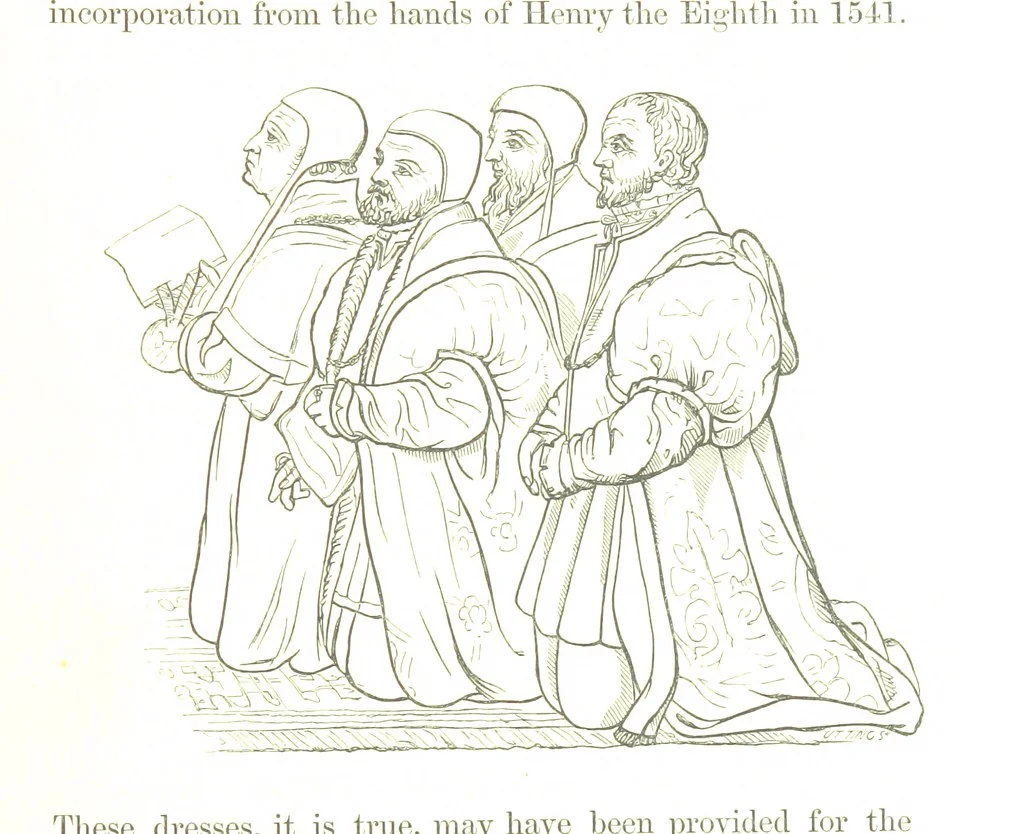 An illustration from Some account of the Worshipful Company of Ironmongers. Compiled from their own Records and other authentic sources of information, by J. N, 1851, leaf 71
