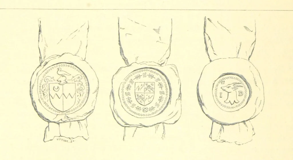 An illustration from Some account of the Worshipful Company of Ironmongers. Compiled from their own Records and other authentic sources of information, by J. N, 1866, leaf 150