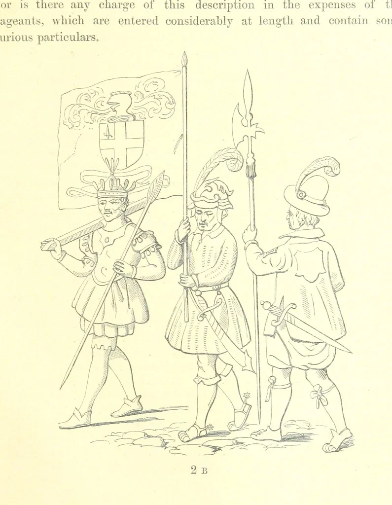 An illustration from Some account of the Worshipful Company of Ironmongers. Compiled from their own Records and other authentic sources of information, by J. N, 1866, leaf 207