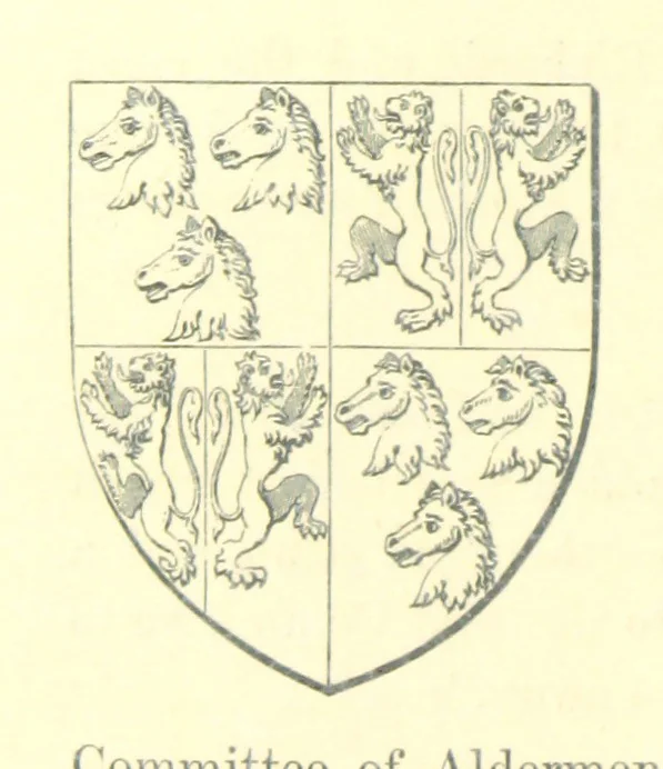 An illustration from Some account of the Worshipful Company of Ironmongers. Compiled from their own Records and other authentic sources of information, by J. N, 1866, leaf 368