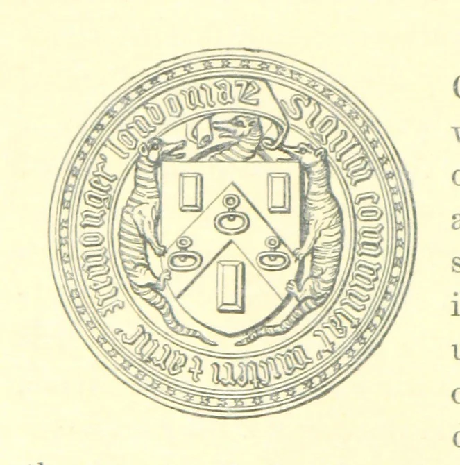An illustration from Some account of the Worshipful Company of Ironmongers. Compiled from their own Records and other authentic sources of information, by J. N, 1866, leaf 58