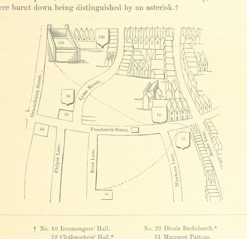 An illustration from Some account of the Worshipful Company of Ironmongers. Compiled from their own Records and other authentic sources of information, by J. N, 1866, leaf 71