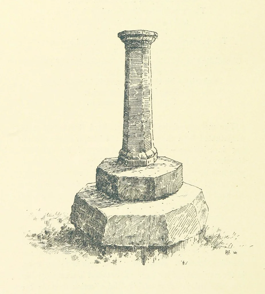 An illustration from History of Runcorn; with an account of the ancient village of Weston ... Drawings by H. Fitton. [Reprinted from the “Runcorn Guardian.”, 1887, leaf 156