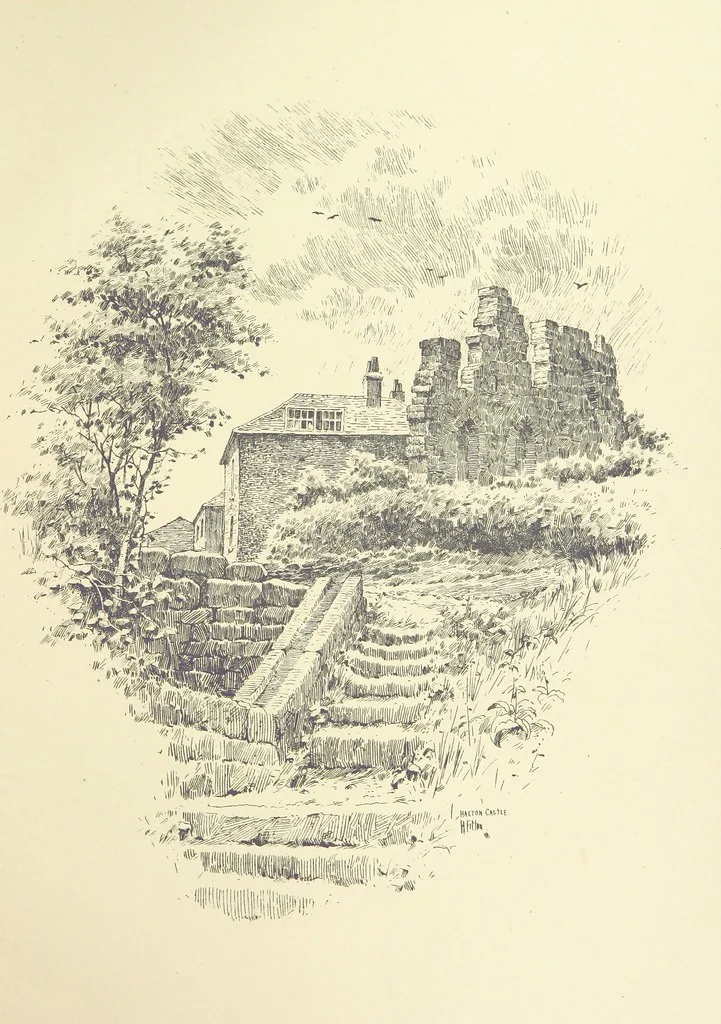 An illustration from History of Runcorn; with an account of the ancient village of Weston ... Drawings by H. Fitton. [Reprinted from the “Runcorn Guardian.”, 1887, leaf 161