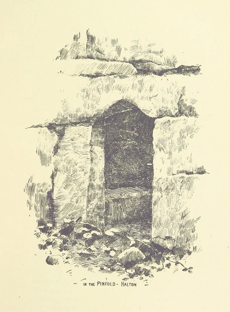 An illustration from History of Runcorn; with an account of the ancient village of Weston ... Drawings by H. Fitton. [Reprinted from the “Runcorn Guardian.”, 1887, leaf 167