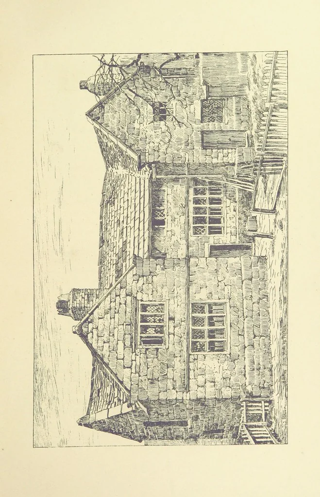 An illustration from History of Runcorn; with an account of the ancient village of Weston ... Drawings by H. Fitton. [Reprinted from the “Runcorn Guardian.”, 1887, leaf 277