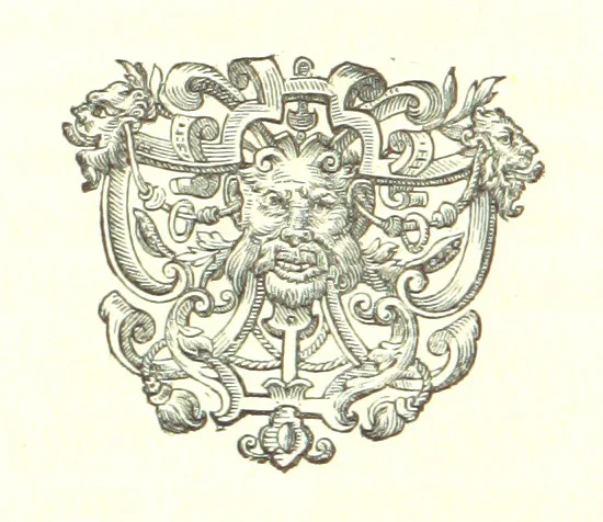 An illustration from Description générale du Païs et Duché de Berry et Diocèse de Bourges. Avec les cartes géographiques dudict païs ... Publié d'après le manuscrit autographe de la Bibliothèque Nationale de Paris [by A. Aupetit, 1883, leaf 16