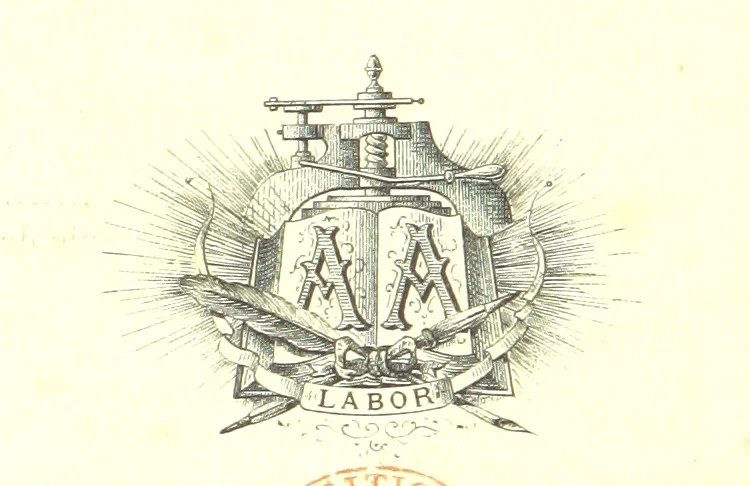 An illustration from Description générale du Païs et Duché de Berry et Diocèse de Bourges. Avec les cartes géographiques dudict païs ... Publié d'après le manuscrit autographe de la Bibliothèque Nationale de Paris [by A. Aupetit, 1883, leaf 242