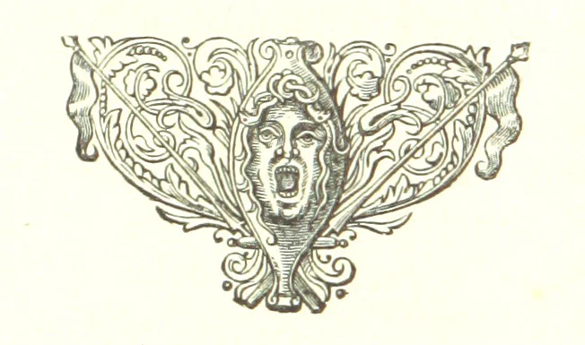 An illustration from Description générale du Païs et Duché de Berry et Diocèse de Bourges. Avec les cartes géographiques dudict païs ... Publié d'après le manuscrit autographe de la Bibliothèque Nationale de Paris [by A. Aupetit, 1883, leaf 30