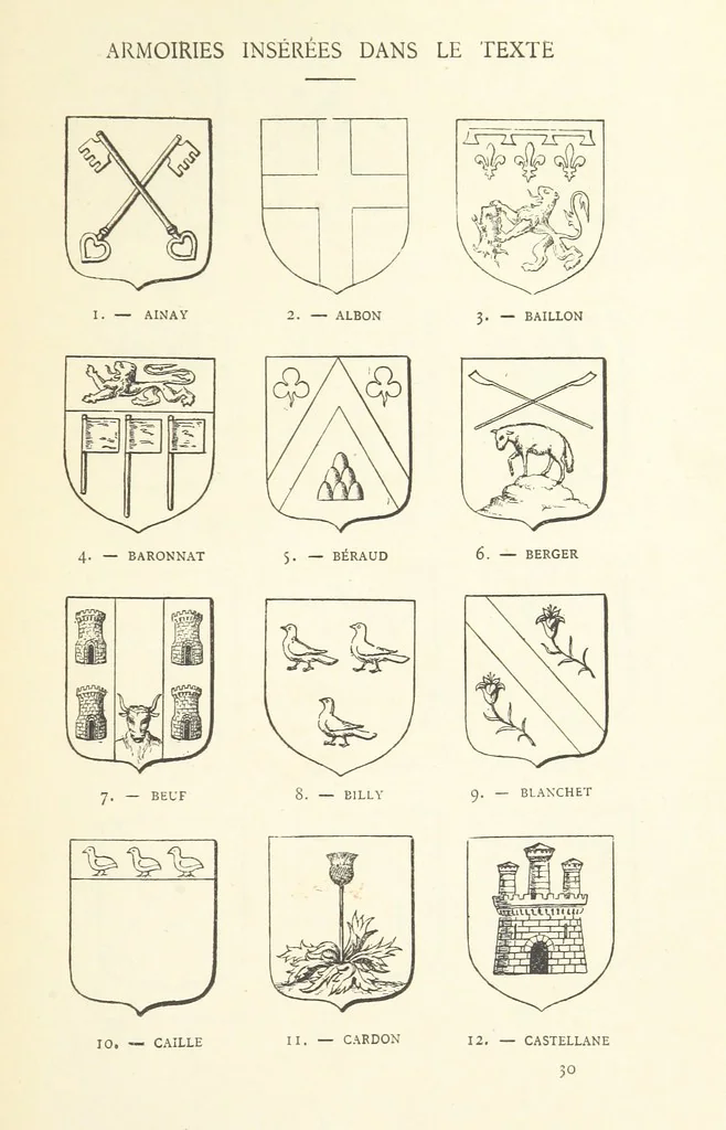 An illustration from Les Environs de l'Ille-Barbe ... Avec ... planches, etc, 1892, leaf 507