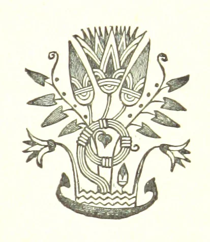 An illustration from The Land of the Hibiscus Blossom: a yarn of the Papuan Gulf ... With illustrations by the author, 1888, leaf 255