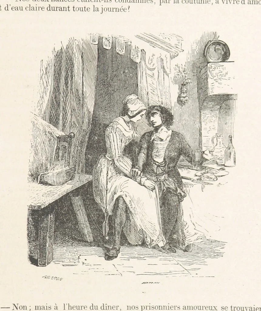 An illustration from Les Environs de Paris, histoire, monuments, paysages ... Par l'élite de la littérature contemporaine (L. Gozlan, J. Janin, Viollet-Leduc, etc.) ... 200 dessins. [Edited by J. E. C. N, 1855, leaf 107